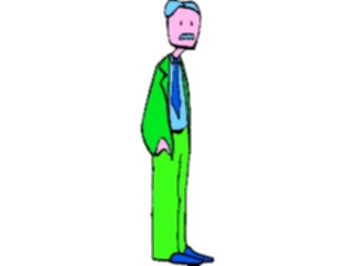 Sticker Custom Preview Image #044008 Cartoons Offbeat Noseless Man