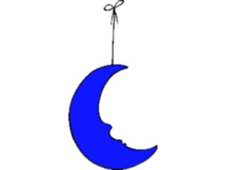 Sticker Custom Preview Image #044019 Cartoons Offbeat Ornament Moon