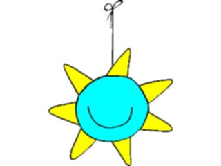 Sticker Custom Preview Image #044021 Cartoons Offbeat Ornament Sun