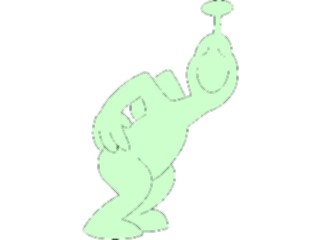 Sticker Custom Preview Image #044044 Cartoons Offbeat Peg Head Bending