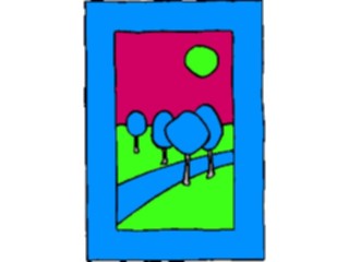 Sticker Custom Preview Image #044052 Cartoons Offbeat Picture Road