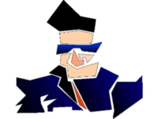 Sticker Custom Preview Image #044054 Cartoons Offbeat Piece Man