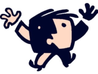 Sticker Custom Preview Image #044065 Cartoons Offbeat Pointy Hair