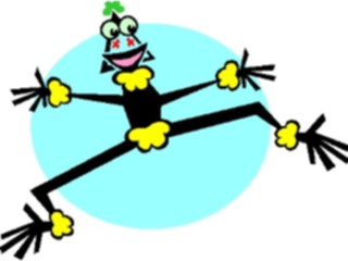 Sticker Custom Preview Image #044071 Cartoons Offbeat Poodle Frog