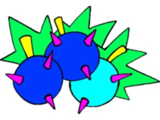 Sticker Custom Preview Image #044077 Cartoons Offbeat Prickle Fruit