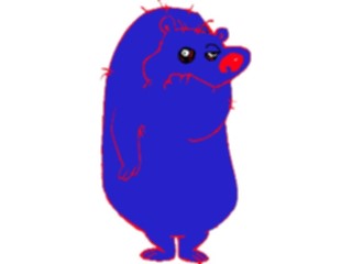 Sticker Custom Preview Image #044092 Cartoons Offbeat Purple Blubber