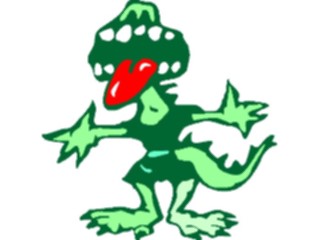 Sticker Custom Preview Image #044102 Cartoons Offbeat Red Tongue
