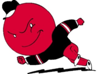 Sticker Custom Preview Image #044110 Cartoons Offbeat Roundface Running