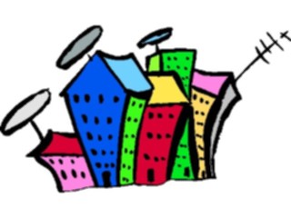 Sticker Custom Preview Image #044111 Cartoons Offbeat Satellite City