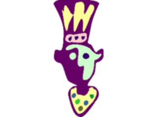 Sticker Custom Preview Image #044123 Cartoons Offbeat Shadow Face King
