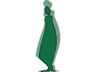 Sticker Custom Preview Image #044126 Cartoons Offbeat Shadow Figurein Wind