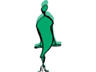 Sticker Custom Preview Image #044134 Cartoons Offbeat Shadow Person Standing