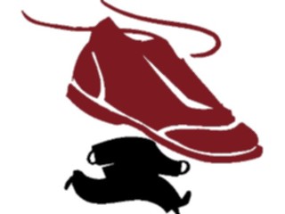 Sticker Custom Preview Image #044158 Cartoons Offbeat Shoe Man