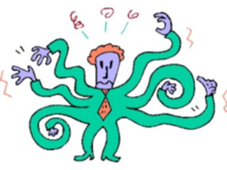 Sticker Custom Preview Image #044161 Cartoons Offbeat Six Arms