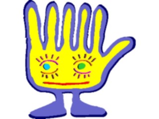 Sticker Custom Preview Image #044162 Cartoons Offbeat Six Fingered
