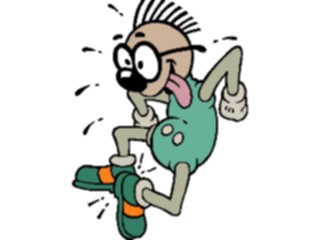 Sticker Custom Preview Image #044174 Cartoons Offbeat Spike Hair