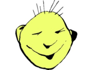 Sticker Custom Preview Image #044178 Cartoons Offbeat Spikehead Happy