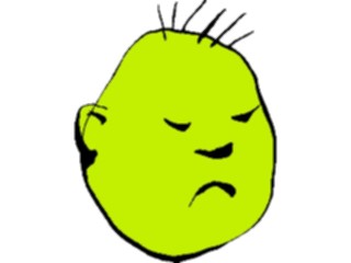 Sticker Custom Preview Image #044180 Cartoons Offbeat Spikehead Mad