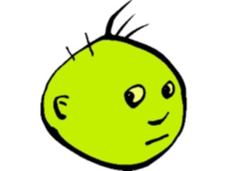Sticker Custom Preview Image #044184 Cartoons Offbeat Spikehead Suspicious