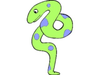 Sticker Custom Preview Image #044196 Cartoons Offbeat Spotsnake Standing