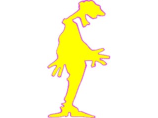 Sticker Custom Preview Image #044207 Cartoons Offbeat Squiggle Man Happy