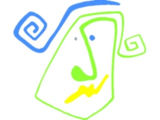 Sticker Custom Preview Image #044217 Cartoons Offbeat Squighead Pigtails