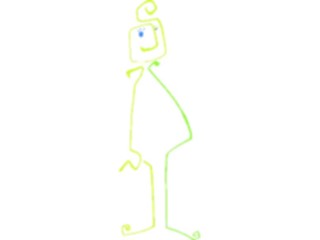 Sticker Custom Preview Image #044218 Cartoons Offbeat Squighead Scared