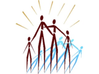 Sticker Custom Preview Image #044240 Cartoons Offbeat Stick Figure Family