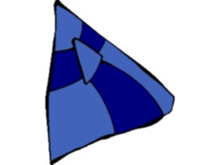 Sticker Custom Preview Image #044260 Cartoons Offbeat Striped Triangle