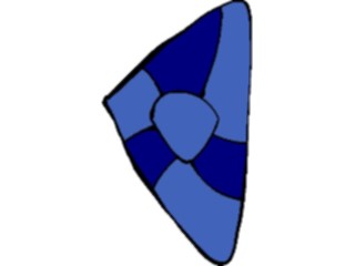 Sticker Custom Preview Image #044262 Cartoons Offbeat Striped Triangleon Tip