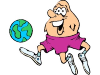 Sticker Custom Preview Image #044270 Cartoons Offbeat Three Legged Runner
