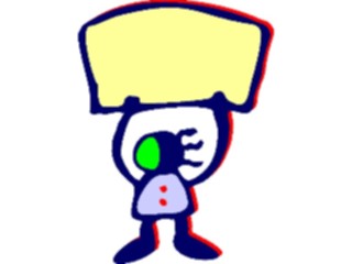 Sticker Custom Preview Image #044279 Cartoons Offbeat Tres Hairs Sign2
