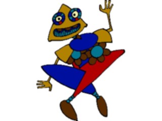 Sticker Custom Preview Image #044283 Cartoons Offbeat Trianglehead Dancer