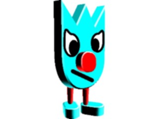Sticker Custom Preview Image #044286 Cartoons Offbeat Tulip Face