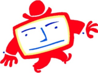 Sticker Custom Preview Image #044287 Cartoons Offbeat T V Man