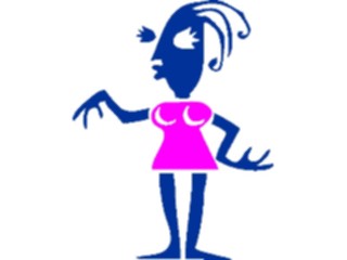 Sticker Custom Preview Image #044291 Cartoons Offbeat Voluptuous