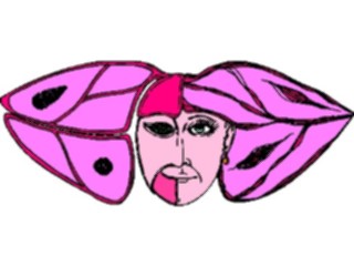 Sticker Custom Preview Image #044318 Cartoons Offbeat Wing Face