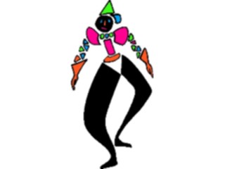 Sticker Custom Preview Image #044325 Cartoons Offbeat Wood Puppet Clown