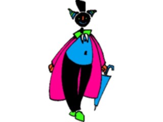 Sticker Custom Preview Image #044326 Cartoons Offbeat Wood Puppet Evening Man