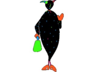 Sticker Custom Preview Image #044332 Cartoons Offbeat Wood Puppet Waving