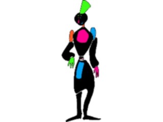Sticker Custom Preview Image #044333 Cartoons Offbeat Wood Puppet Woman