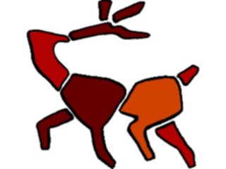 Sticker Custom Preview Image #044337 Cartoons Offbeat Wooden Caribou