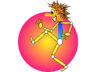 Sticker Custom Preview Image #044348 Cartoons Offbeat Wooden Man