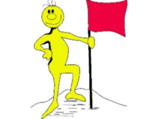 Sticker Custom Preview Image #044363 Cartoons Offbeat Yellow Dude Conquerer