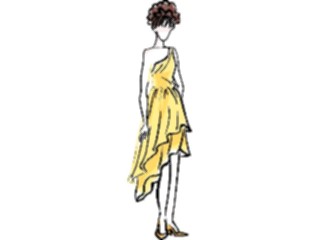 Sticker Custom Preview Image #044522 Clothing Accessories Clothing Fashion Evening Gown01