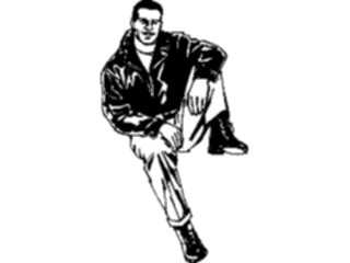 Sticker Custom Preview Image #044652 Clothing Accessories Clothing Fashion Manin Leather1