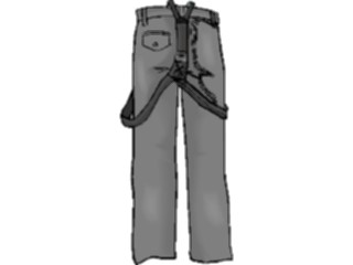 Sticker Custom Preview Image #044700 Clothing Accessories Clothing Fashion Pantswith Suspenders