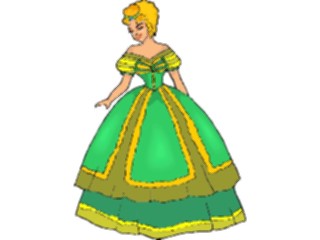 Sticker Custom Preview Image #044872 Clothing Accessories Clothing Fashion Victorian Gown1