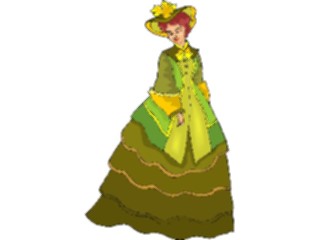 Sticker Custom Preview Image #044875 Clothing Accessories Clothing Fashion Victorian Gown4