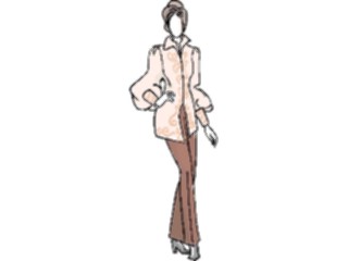 Sticker Custom Preview Image #044878 Clothing Accessories Clothing Fashion Womanin Blouse Pants1